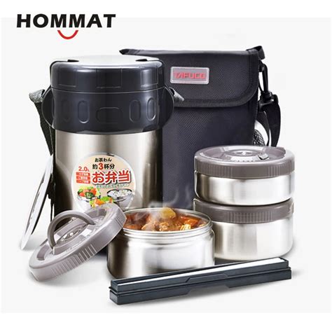 japanese thermos stainless steel lunch box|insulated lunch box with thermos.